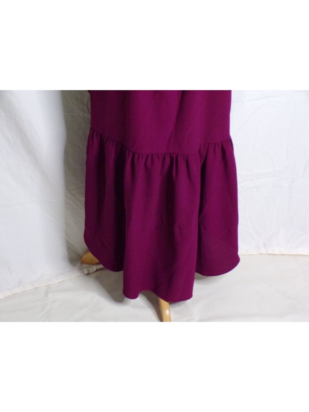 🆕DRESS THE POPULATION Delphine Wrap Dress Magenta Large 8-10 - Picture 11 of 12